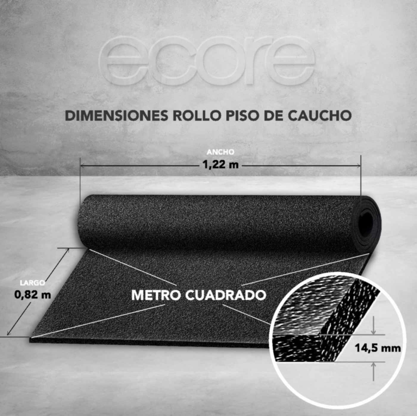 piso de caucho
